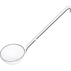 Riess Classic White Enamel Soup Ladle