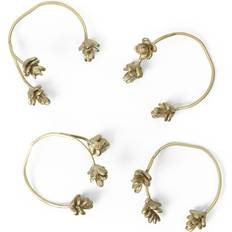 Messing Servietringe ferm LIVING Forest Napkin Rings Servietring 4stk