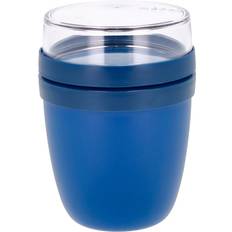 Apto para Lavavajillas Termos para comida Mepal Lunchpot Ellipse Mini 300 ml + 120 ml Vivid Blue Termo para comida