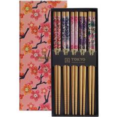 Tokyo Design Studio Bestick Tokyo Design Studio 5-pack Sakura Patterns Ätpinne 5st