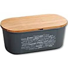 Bambus Brødkasser Kesper Gray 34 cm Bread Box
