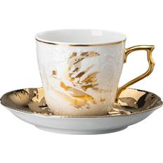 Rosenthal Tazas Rosenthal Y Platillo Heritage Midas Blanco-Oro Taza