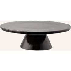 Black Cake Plates Broste Copenhagen Nordic Coal Cake Plate