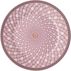 Køkkentilbehør Swarovski Signum Brotplatte Porzellan Rosa Asiet