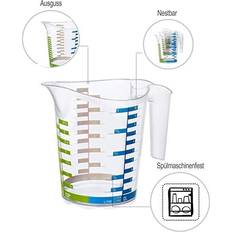 Mit Griff Mess-Sets Rotho messkanne domino 1,00 kunststoff Mess-Set