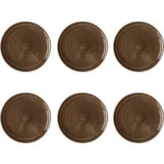 Bruin Dinerborden Seltmann Weiden Terra Earth Brown Plate 17.5 cm 6-pack