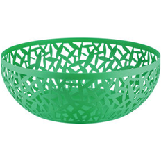 Verde Fruteros Alessi Cactus! Obstschale Ø29 cm - Grün/Stahl Epoxidharzlackiert/H 10,8 cm / Ø 29 cm Frutero