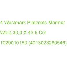 Westmark Topfuntersetzer Westmark 4 Platzsets Marmor Topfuntersetzer