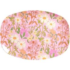 Melamina Bandejas de Servir Rice Plato Melamina 22x30 cm Daisy Dearest Fuente de servicio