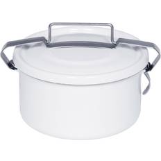 Emalje Køkkenbeholdere Riess Classic White Round Sealing 1.0 Kitchen Container