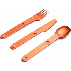 Orange Bestecksets Feldbesteck Magware 3-tlg. Eloxiertes Besteckset