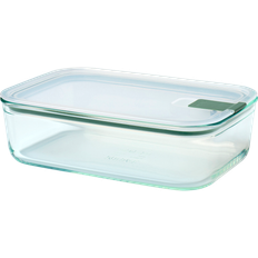 Mepal EasyClip Glass Nordic Sage Food Container 1.5L