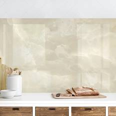 Nero Paraspruzzi Crédence Cuisine Onyx Marble Cream Paraspruzzi