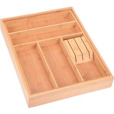 Madera Organizadores de cubiertos Gräwe Besteckkasten Ausziehbar 35.5 - 56.5 cm 5-7 Fächer Bambus Organizador de cubiertos