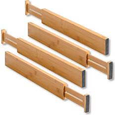 Organizzazione Cucina Kesper Divisori per Cassetti Confezione da 4 44 a 56,3 cm Marrone Organizzazione Cucina 4pcs