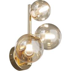 Dallas vägglampa Guld
