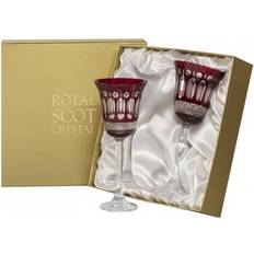 Royal Scot Crystal Belgravia 2 Ruby Wine Glass