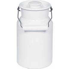 Metal Mælkekander Riess Classic Weiss Smal Keramisk Mælkebeholder 1l Mælkekande