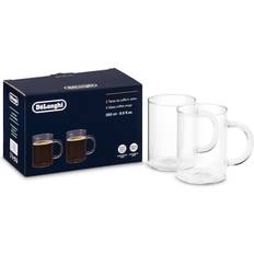 De'Longhi Glas De'Longhi Dobbeltvæggede Termoglas 480 ml 2-pak Drikkeglas 50cl 2stk
