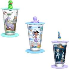 Bambini Aventura Flerfarvet Glas Kegle 300 ml 80 mm