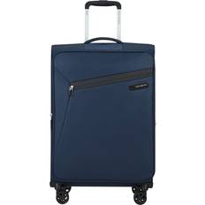 Samsonite 4 Ruote Bagagli Samsonite Trolley Espandibile 4 Ruote 66 cm In Poliestere Litebeam Spinner Blu