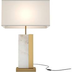 Bomull - Mässing Bordslampor Maytoni Bianco Mässing Bordslampa
