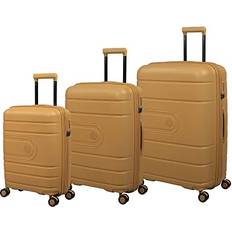 It 8 wheel suitcases IT Luggage Eco Tough 3 Piece Hardside 8 Wheel Spinner Set