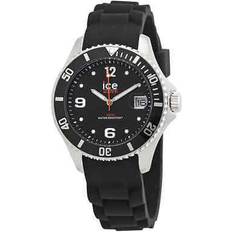 Ice Watch Black forever Silbergraue mit Silikonarmband 020360 Small