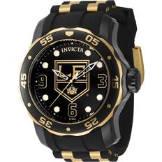 Invicta Wrist Watches Invicta Black Mens NHL Watch