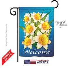 Pennants Breeze Decor 54070 Floral Daffodils 2-Sided Impression Garden Flag