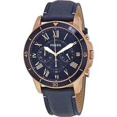 Fossil Armbåndsur Fossil Grant Sport Chronograph Blue FS5237