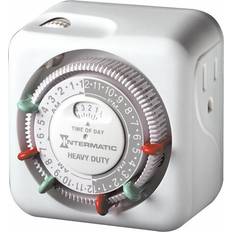 Remote Control Outlets Intermatic 15 amp 24-hour indoor plug-in timer, white