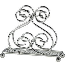 Home Basics Scroll Collection Steel Napkin Holder