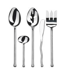 Serving Cutlery Gourmet Settings 5-pieces hostess exotique platinum Serving Cutlery