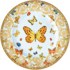 Jaune Assiettes à Dessert Versace Rosenthal Meets Butterfly Garden Bread & Butter Plate Assiette à Dessert