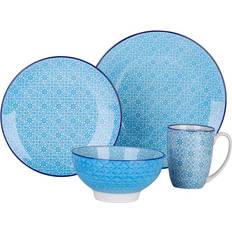 VEWEET Annie 48-Piece Floral Service Dinner Set