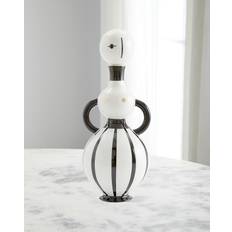 Jonathan Adler Vienna Small WHITEBLACK Water Carafe