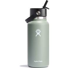 Water jug with straw Hydro Flask 32 Wide Mouth with Flex Straw Water Bottle