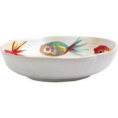 Orange Soup Bowls Vietri Pesci Colorati Coastal Beach Soup Bowl