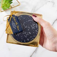 Glass Coasters Kate Aspen Under The Stars Glass Set of 2 Coaster 6pcs