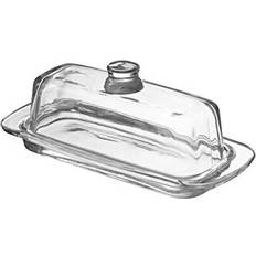 Transparent Butter Dishes Royalty Glass Butter Dish