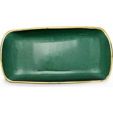 Vidrio Bandejas de servicio Vietri Metallic Glass Rectangular Tray Bandejade servicio