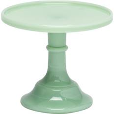 Green Cake Plates Mosser Glass Ohio Jadeite Cake Plate