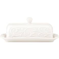 Butter Dishes on sale Lenox Dinnerware, Opal Innocence Carved cream Butter Dish