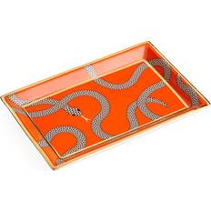 Oransje Serveringsbrett Jonathan Adler Eden Rectangular Serveringsbrett