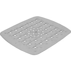 Transparent Dish Drainers Home Basics Small PVC Sink Mat Clear Dish Drainer