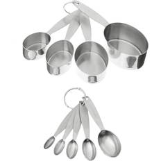 Steel Measuring Cups Cuisipro 9-Piece Steel & Spoon Set Measuring Cup