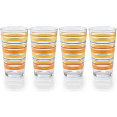 Orange Beer Glasses Fiesta 16oz Sunset Beer Glass