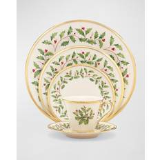 Lenox 5 Piece Holiday Plate Setting Dinner Set