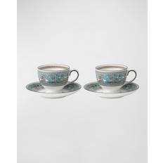 Turquoise Cups Wedgwood Florentine Turquoise Saucer Cup